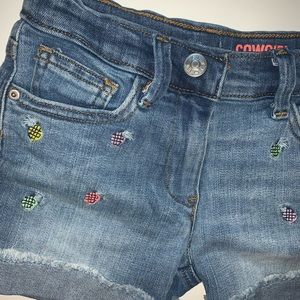 Crewcuts girls cowgirl fit shorts size 6